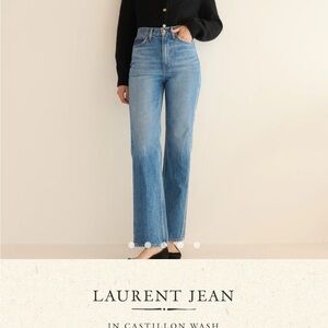 Doen Laurent Castillon Wash Flare Jeans